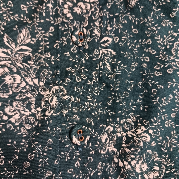 April Cornell Pintuck Beaded Button Midi Prairie Dress Cottagecore - Picture 8 of 11